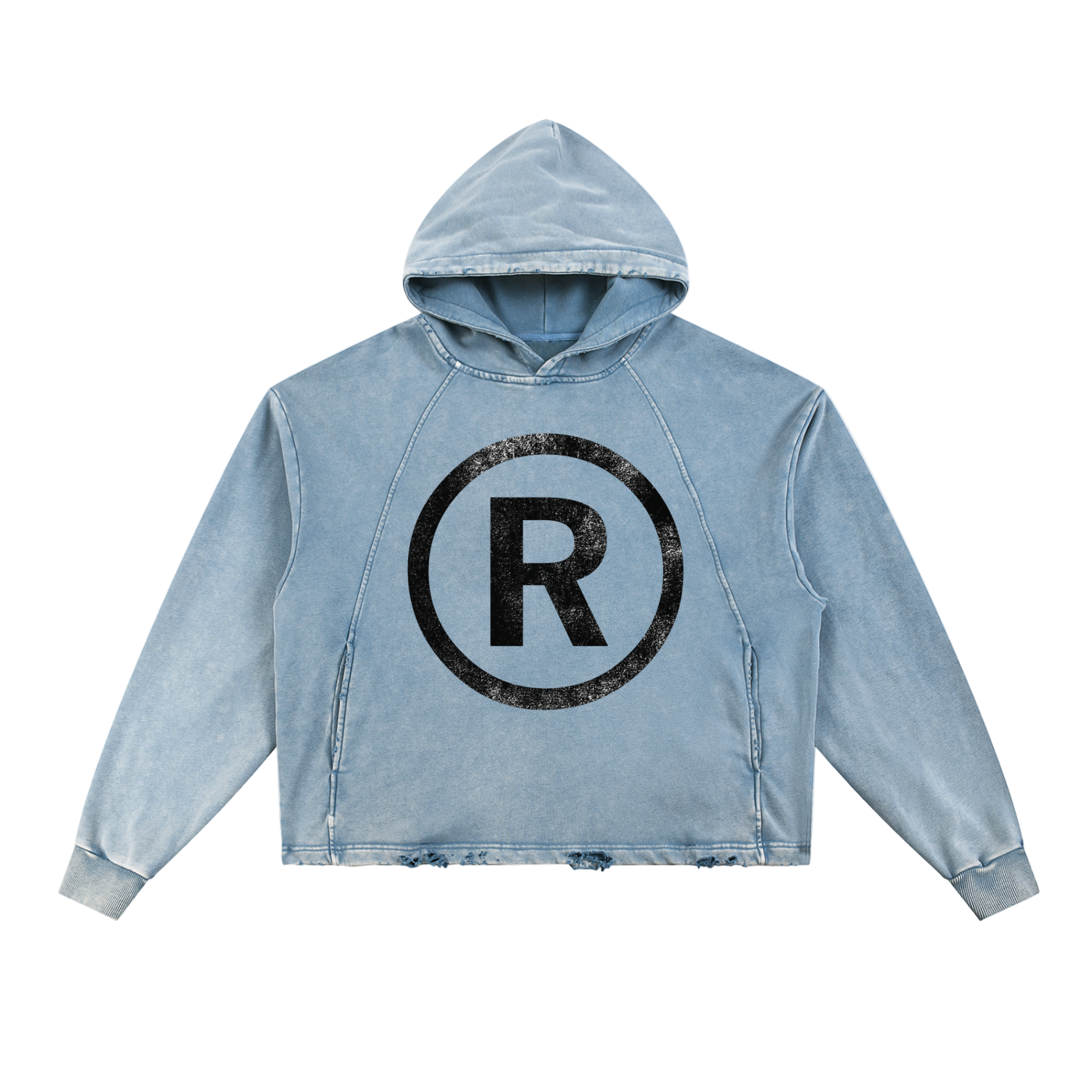 013® VINTAGE WASH HOODIE (BLUE)