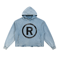 013® VINTAGE WASH HOODIE (BLUE)