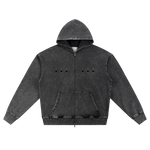 3STAR ZIP HOODIE BLACK