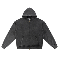 3STAR ZIP HOODIE BLACK