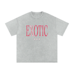 EXOTIC TRIBAL TEE GRAY/RED