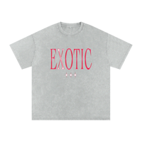 EXOTIC TRIBAL TEE GRAY/RED