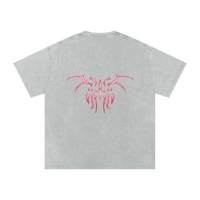 EXOTIC TRIBAL TEE GRAY/RED