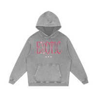 EXOTIC TRIBAL BUTTERFLY WASHED HOODIE