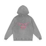EXOTIC TRIBAL BUTTERFLY WASHED HOODIE