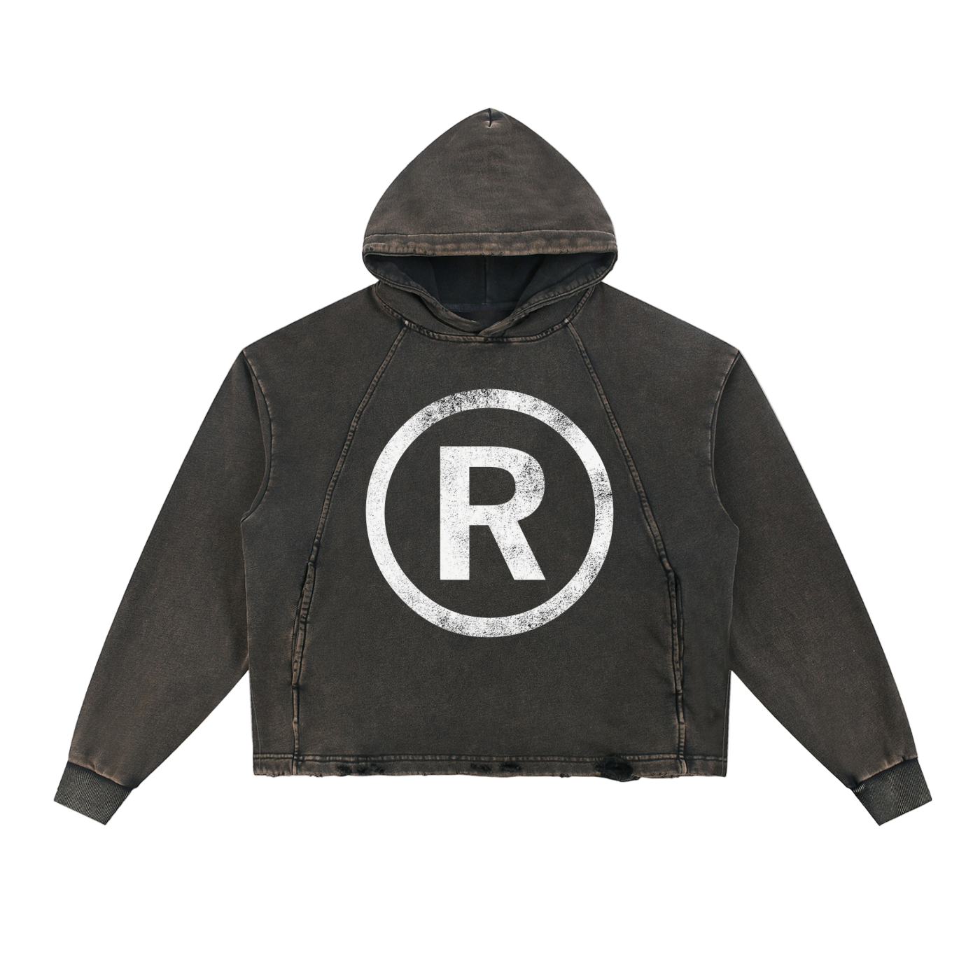 013® VINTAGE WASH HOODIE (BLACK)