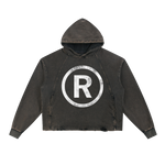 013® VINTAGE WASH HOODIE (BLACK)