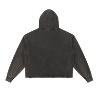 013® VINTAGE WASH HOODIE (BLACK)