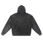 3STAR ZIP HOODIE BLACK