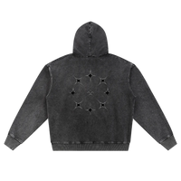 3STAR ZIP HOODIE BLACK