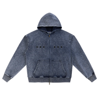 3STAR ZIP HOODIE ROYAL BLUE